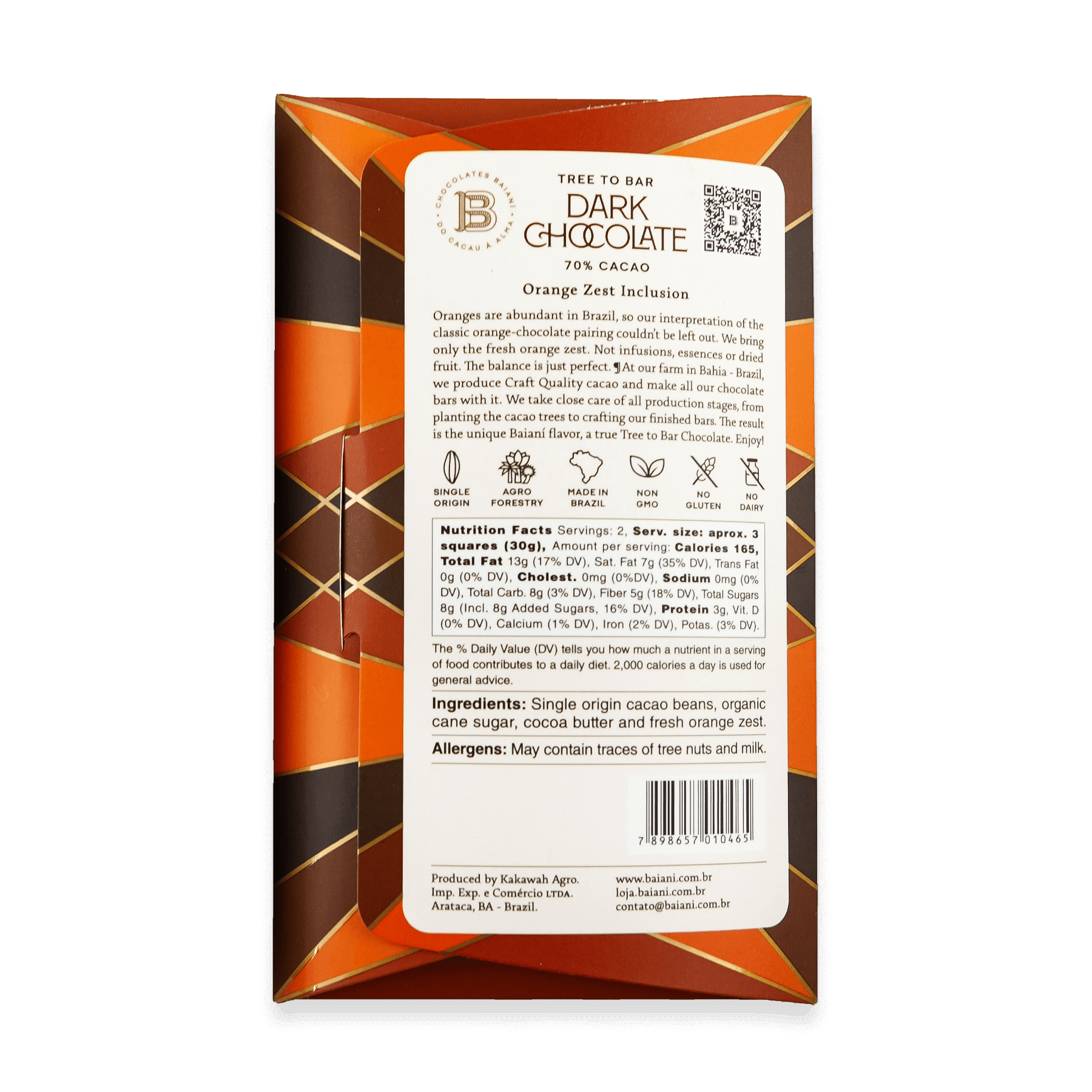 70% Cacao – Orange Zest