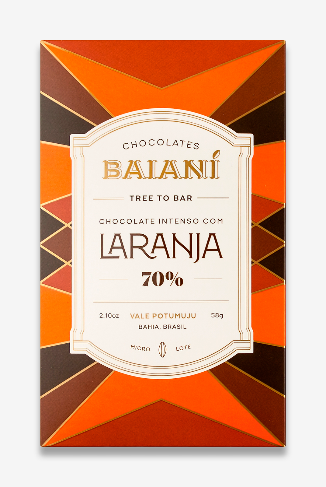 Chocolate 70% Raspas de Laranja 58g