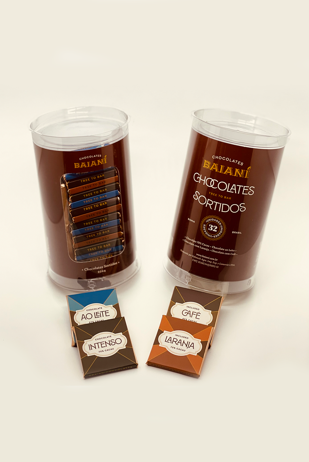 Kit com 32 Barrinhas de Chocolate de 7g cada – Chocolates Sortidos – 224g total