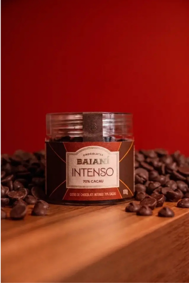 Gotas de Chocolate Intenso 70% 100g